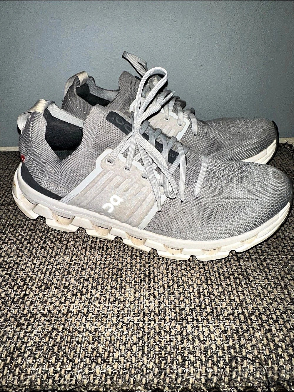On Cloudswift Gray Athletic Shoes US 9
